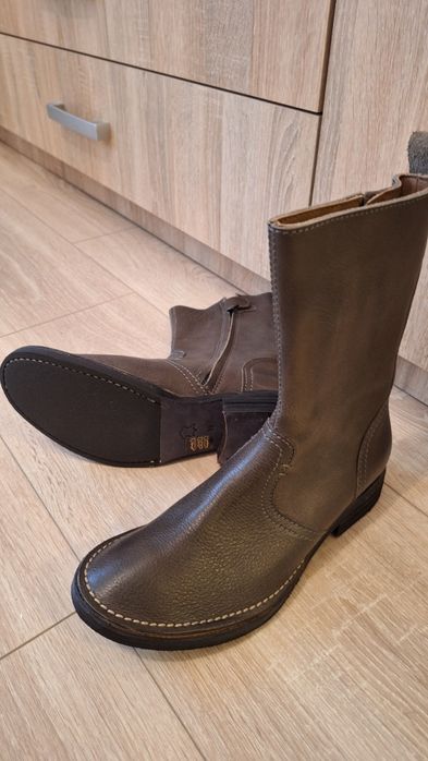 Cizme piele maro 38 înguste