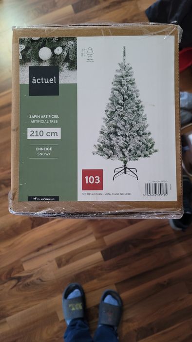 Brad artificial bogat, nins, 2.10 metri