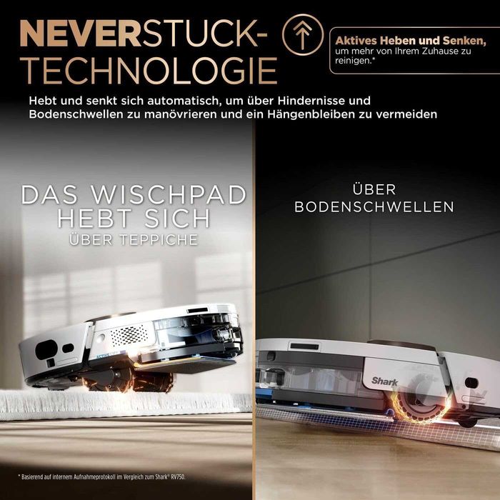 Прахосмукачка робот Shark PowerDetect NeverTouch Pro 2IN1 (AV2800ZEEUWH) Бял