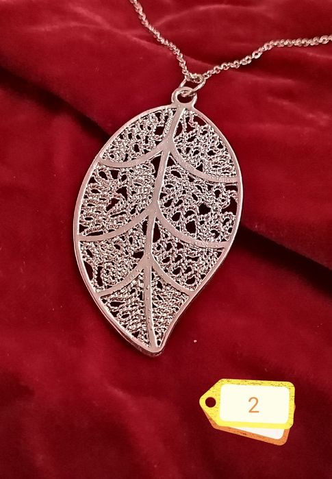 Сребърно(925) колие(цирконий)