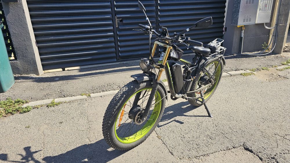 Bicicleta electrica 50km/h 2000w dual-motor fat bike ebike