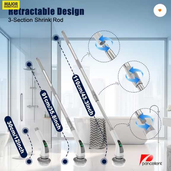 Perie Electrică Rotativă 7-in-1