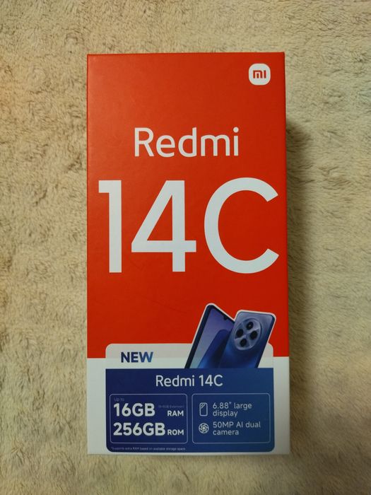 Нов Redmi 14с/ 16 GB RAM/256 GB