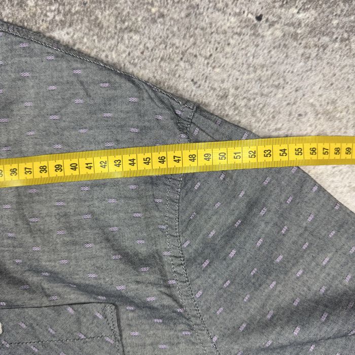 Мъжка риза Tommy Jeans - XL - Памук - Сив десен