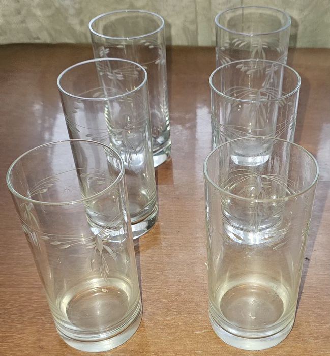 Set pahare de cristal