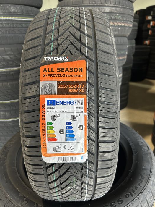 Нови всесезонни 215/55R17 98WXL A/STRACSAVER TRACMAX Нов ДОТ