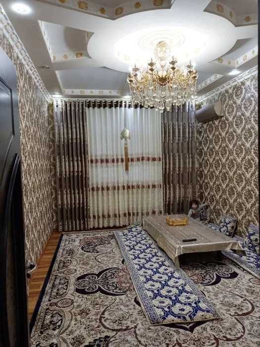 Янги домдан 1 каватдан 2 хонали 2 томонлама проект квартира сотилади