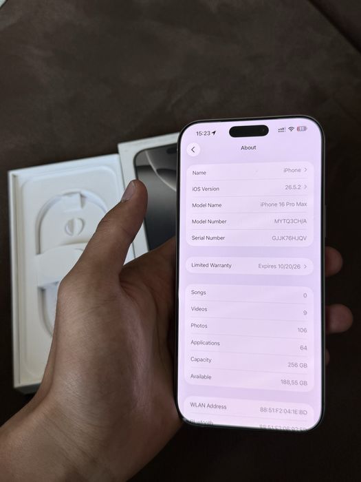 iPhone 16 pro max
