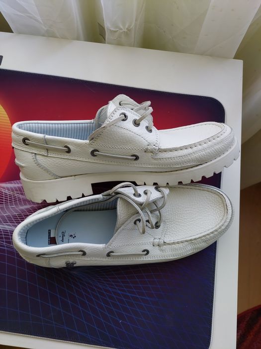 De vânzare pantofi albi din piele Tommy Hilfiger Disney