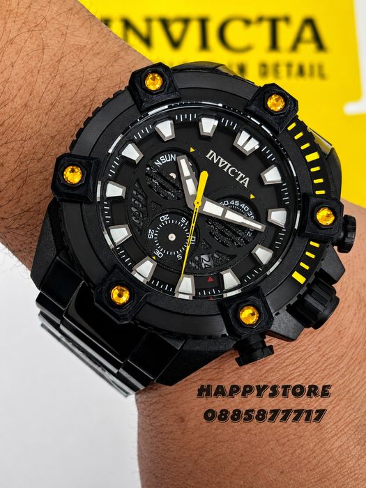 INVICTA Falcon Black Swiss 56 mm, Инвикта нов ръчен часовник