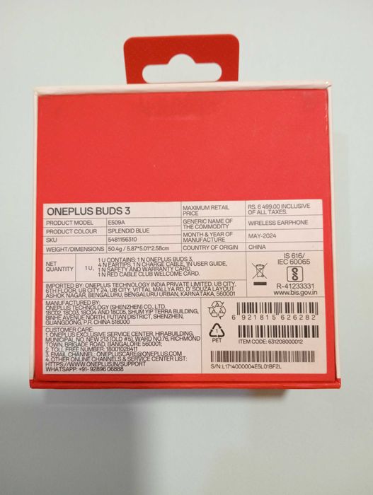 OnePlus Buds 3 Беспроводные Наушники