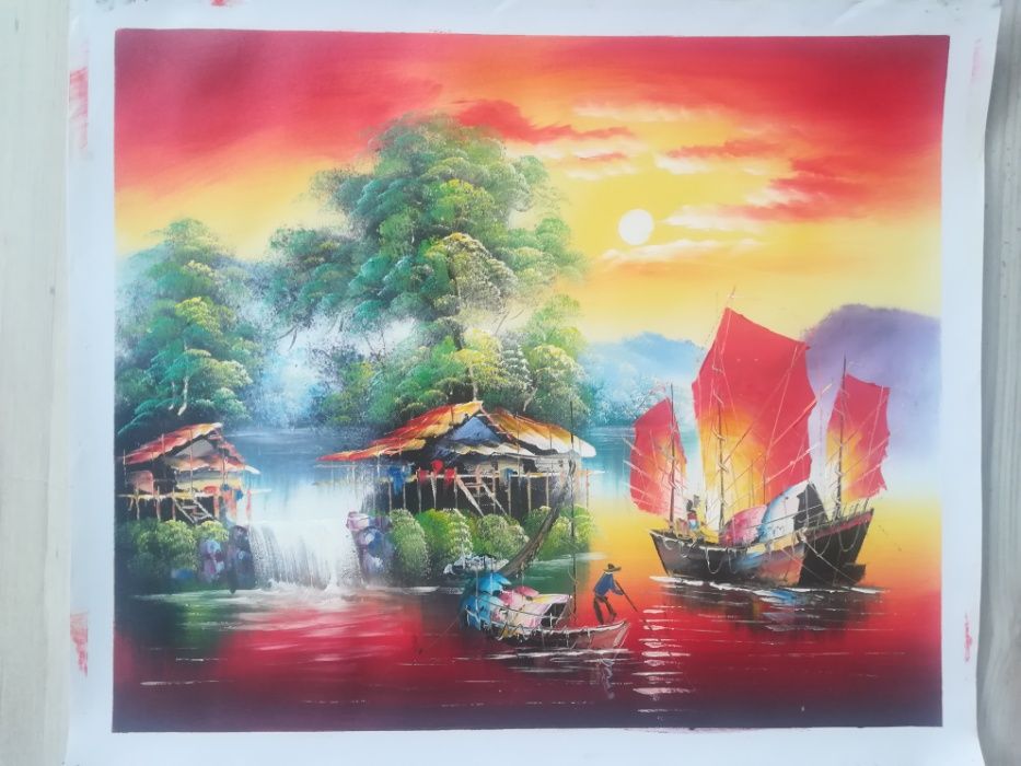 Картини внос от Хонг Конг - акрилни бои