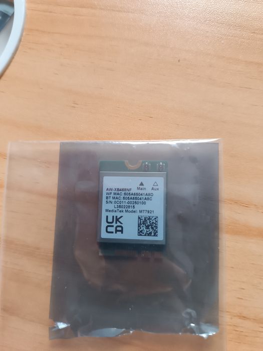 сетевая карта mediatek model: mt7921