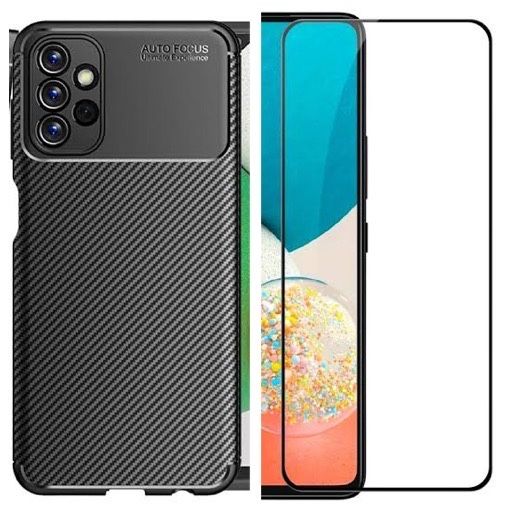 Samsung A54/A53/A33/A35/A36Pack Husa Autofocus Case+Folie Sticla Curba