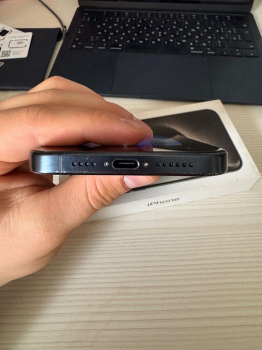 IPhone 15 pro max Blue Titanium