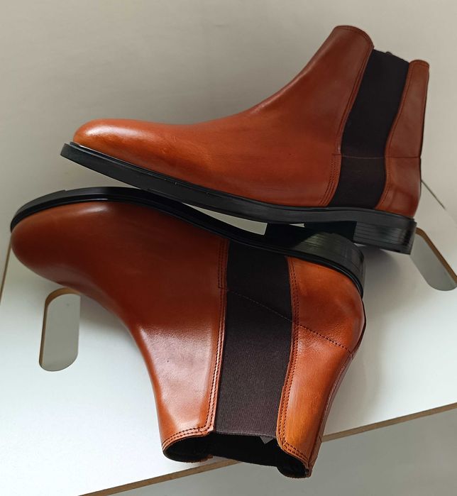 Ghete chelsea 43 plain toe Shoe The Bear NOI piele naturala moale