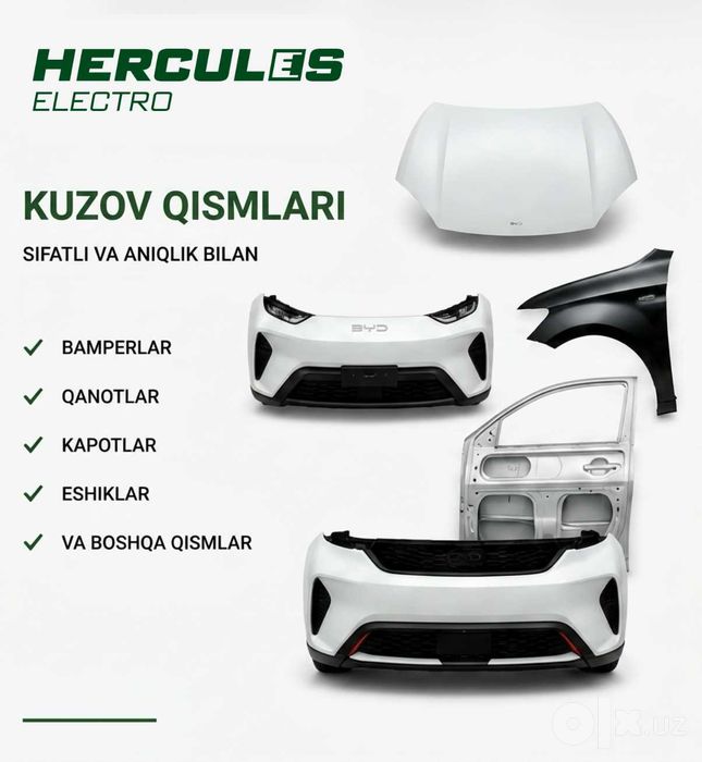 BYD ehtiyot va kuzov qismlari | Автозапчасти и детали кузова BYD
