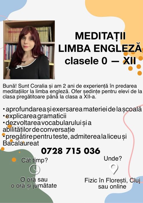 Meditații la limba engleză – clasele 0–12