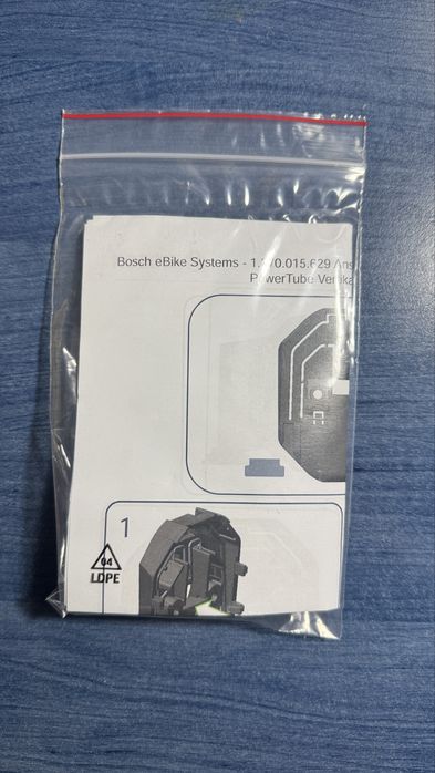 SISTEM MONTARE BATERIE BOSCH POWERTUBE vertical 500 625 750 bicicleta