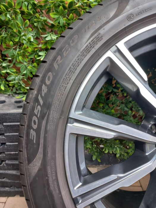 Jante originale bmw x5 x6 R20 + cauciucuri Pirelli de vara