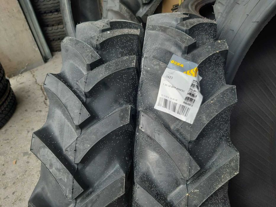 Cauciucuri noi de tractiune 7.50-16 OZKA De tractor 4x4 Anvelope