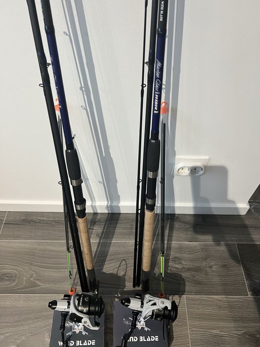 Set Feeder 2 lansete Wind TFD-05 3.6 m + 2 Mulinete WindBlade HS 60 F