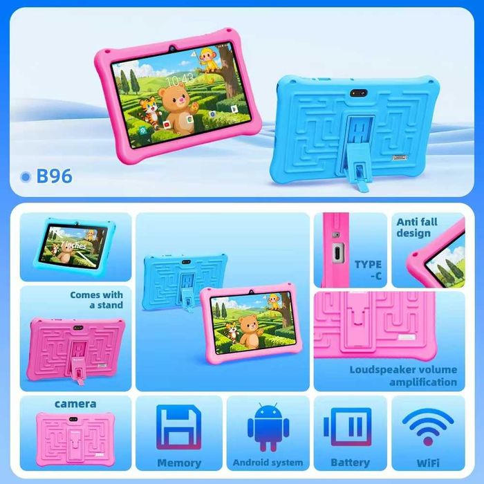 Bolalar plansheti Smartbarry B96, Новый Детский умные планшет