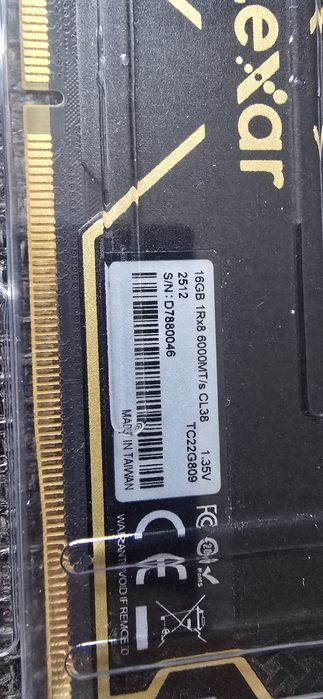Ram Memorie Lexar Thor Kit 32GB DDR5 6000 Cl38 Nou