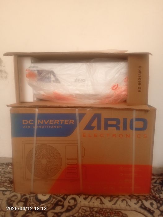 Кондиционер Ario Arin 12-k DC inverter . Yangi hali ochilmagan . Новый