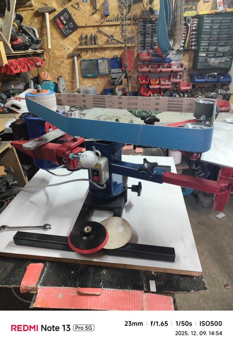 slefuitor cu banda continua. 1,1 kw