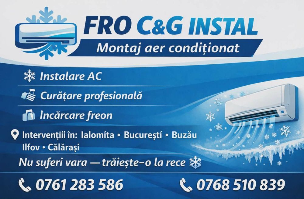 Montaj/Igenizare/ Încarcare Freon Aer Conditionat, IL-B-IF-CL-BZ