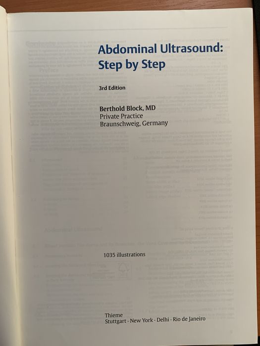 Abdominal Ultrasound: step by step книга Коремен Ултразвук Thieme