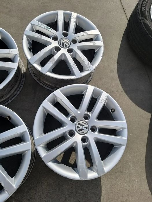 Set jante aliaj r16 vw golf 6 5k 5k0601025e
