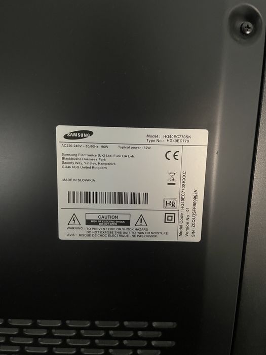 Vand Televizor Samnsung