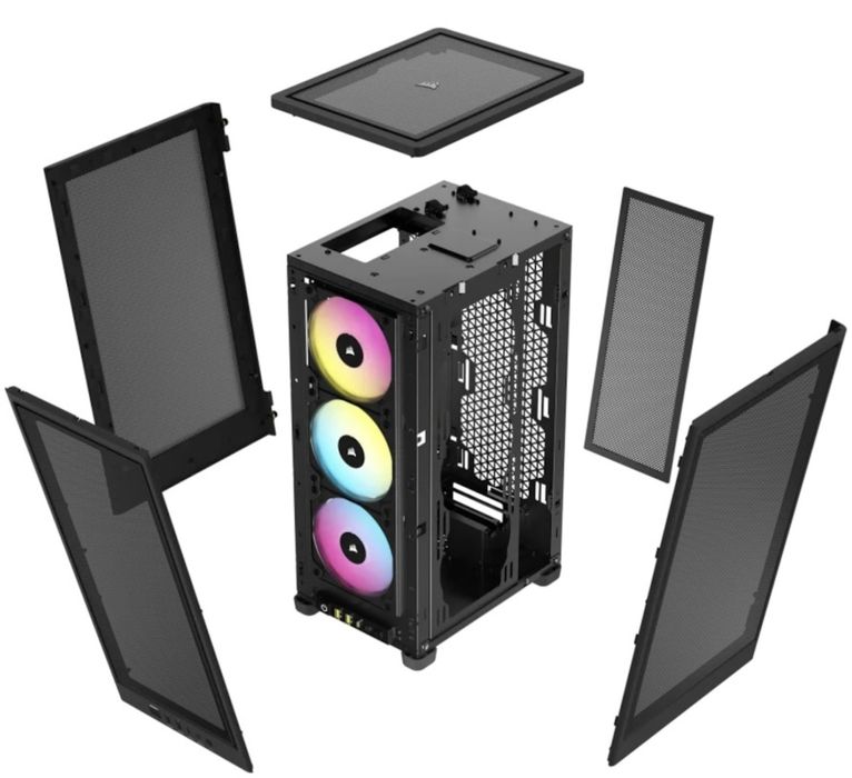 Carcasa Corsair iCUE 2000D RGB AIRFLOW Mini-ITX in garantie