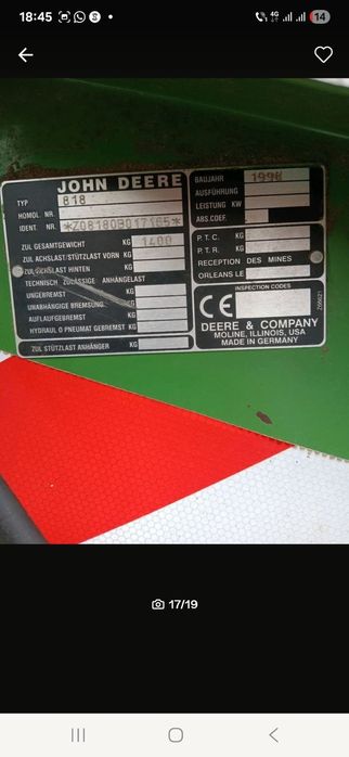 John deere 2264  hillmaster