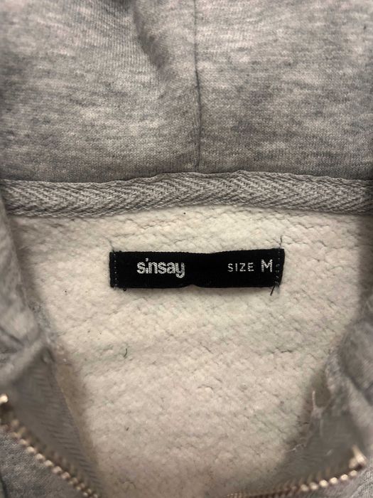 Hanorac gri cu fermoar la gât