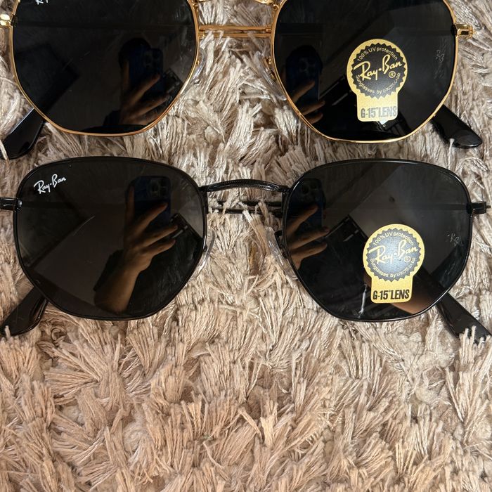 RayBan Hexagonal Fade / Brown / Blue / Black