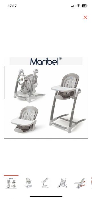 Детский стульчик для кормления 3 в 1