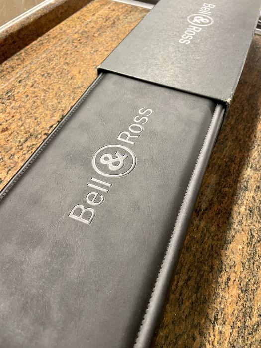 Златен ,часовник! Bell&Ross BR 01-97 RESERVE de MARCHE Rose Gold 18 k