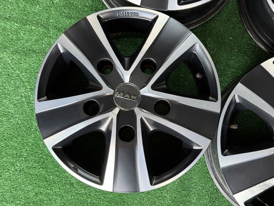 4бр. ОТЛИЧНИ ТОВАРНИ 15” Джанти *MAK* 5х160 за -FORD Transit/FORD Custom- 6.5Jx15H2, ET58