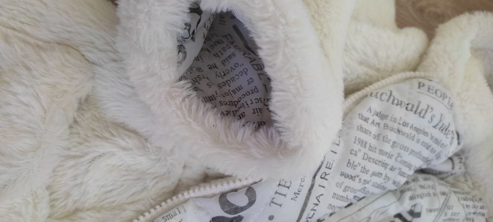 Geaca/palton blăniță ecologica 5-7 ani