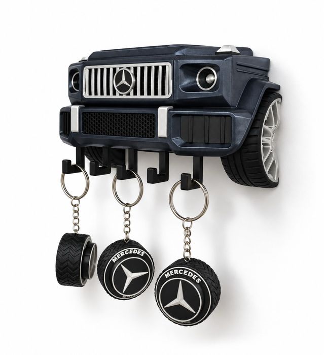 3D принтирана закачалка за ключове Mercedes G-Class