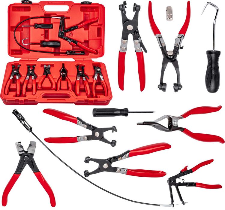 Комплект клещи за скоби за водни съединения 9 части MAR-POL