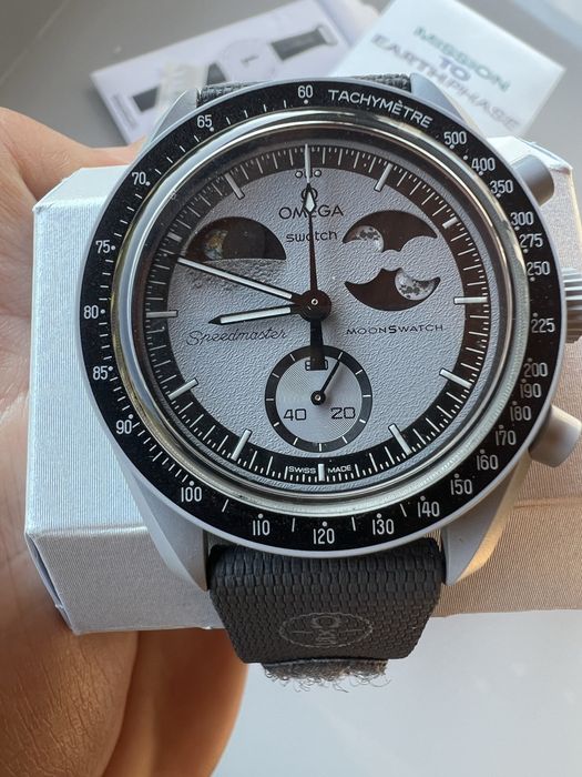 Swatch X Omega Mission to EarthPhase + curea extra