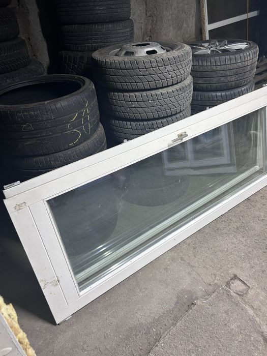 Vand set geamuri lemn stratificat + usa aluminiu