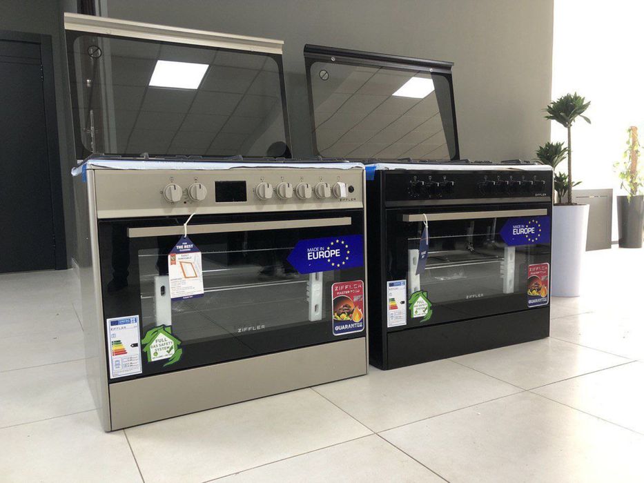 Немецкая газовая плита ZIFFLER-90см Доставка бесплатно по городу