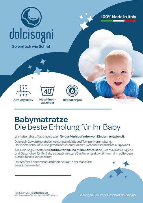 Saltea ortopedica bebe 60x120cm, tratata Aloe Vera, REDUS de la 290RON