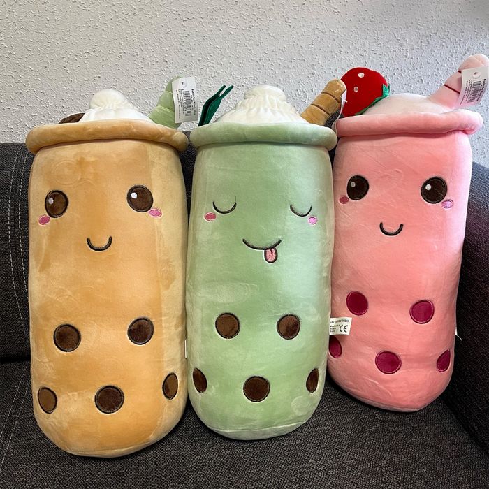 Boba Tea 45cm плюшени играчки, Бабъл Шейк Bubble Tea Cup плюшена