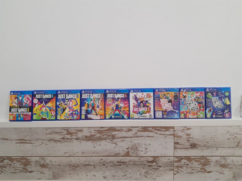 Just Dance 2022,2021,2020,2019,2018,2017,2016,2015,2014 ps4